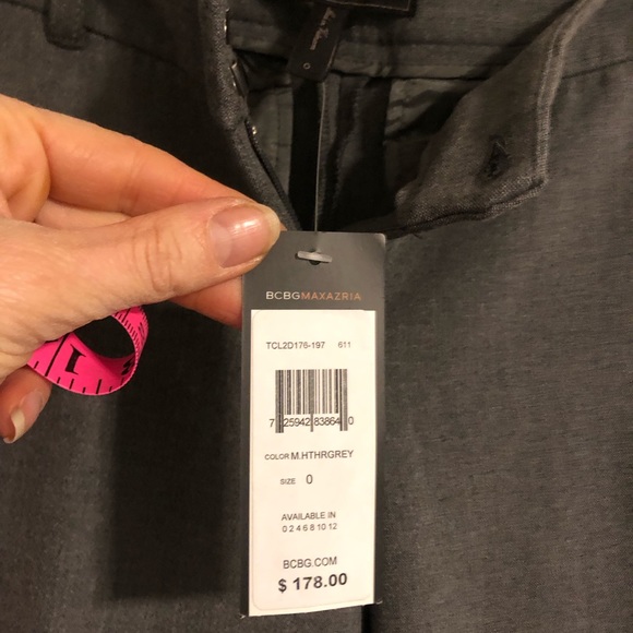 Bcbg maxazria grey dress pants - Picture 6 of 11
